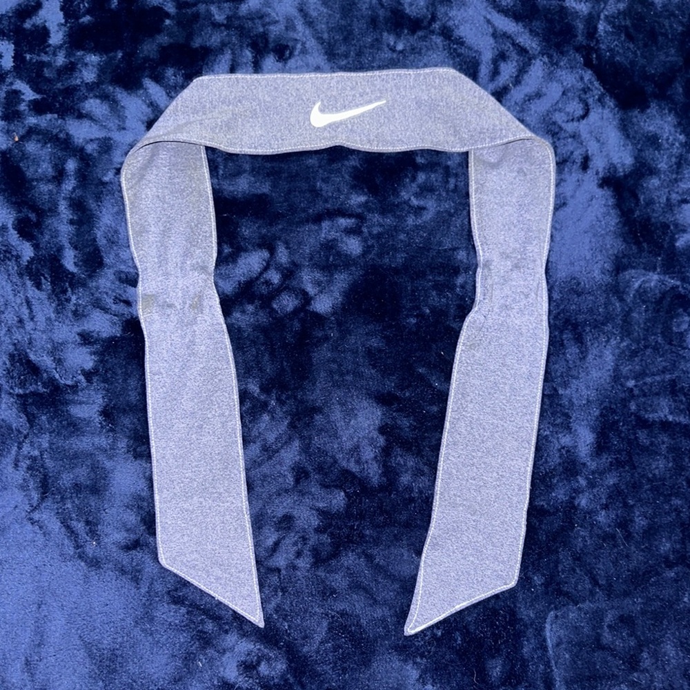 Nike Gray/Blue Athletic Headband